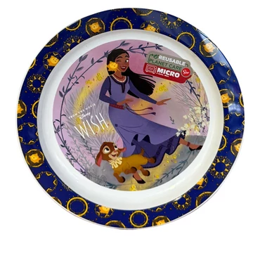 Műanyag lapostányér wish  QP2622