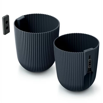 Virágcserép Milly-wall 150 antracit  DMIW150-S433