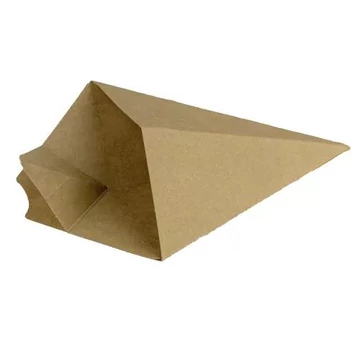 Burgonyás tasak szósztartóval 100db/cs  pap-01-07081