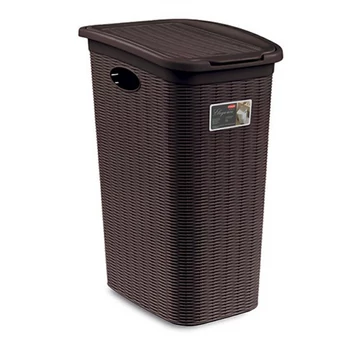 Elegance 50L-es  szennyestartó  barna    51774