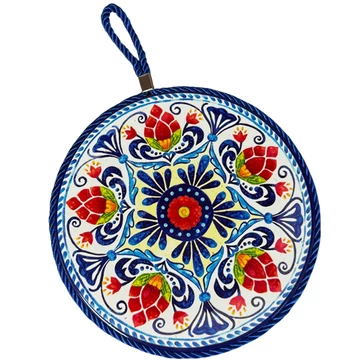 Edényalátét fali kerámia 18x18cm mandala   516419