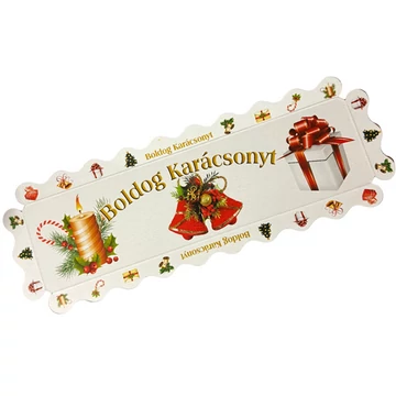 Bejgli alátát karácsonyi 80x300x20mm   11000032