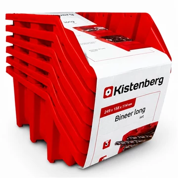 Bineer long 25 set piros  KBILS25-3020