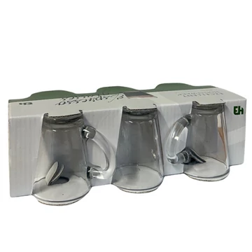 Üvegbögre espresso 70ml 6db  400844