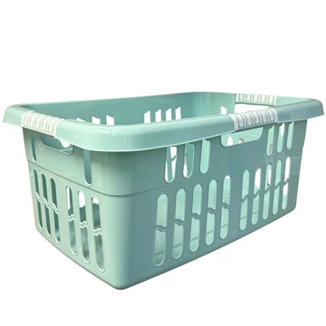 Ruhsáskosár luxus 3 fogantyúval zöldeskék  80116