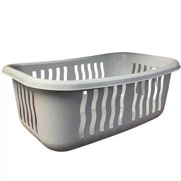 Ruháskosár 56x38x21cm szürke  80115