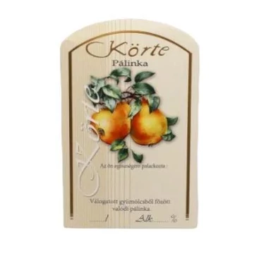 Pálinkás címke körte 10db/cs