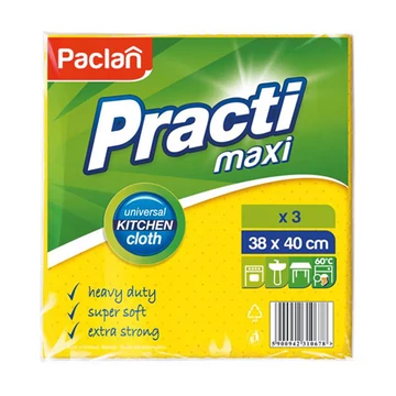 Paclan univerzális viszkóz törlőkendő 3db-os 