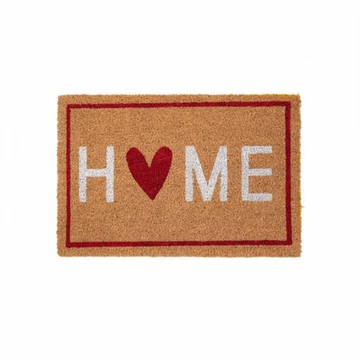 Festett lábtörlő home heart 60x40cm  30178