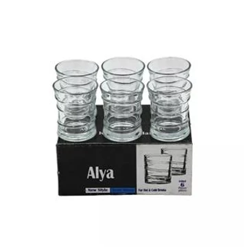 Pohár üveg stampedlis 55ml ayla