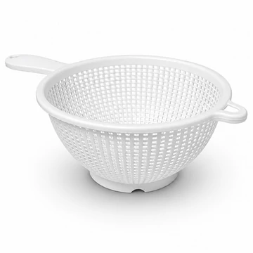 Szűrő nyeles 19cm fehér műanyag  CN53566