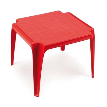Gyerekasztal fix piros 56x52cm     O163