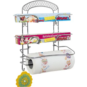 Kitchen króm fóliatépő-tartó   90225
