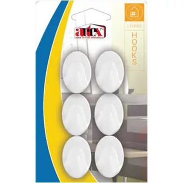 Akasztó ovál 6db   90398