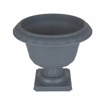 Görög virágtál 28cm antracit