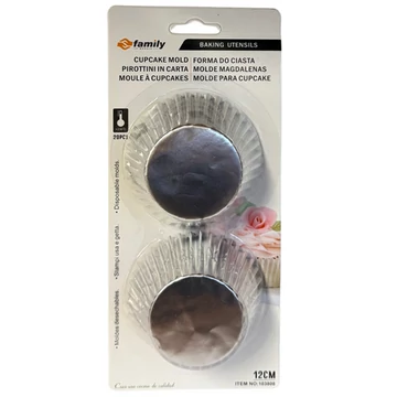 Muffin forma ezüst 20db/csomag  CN81114