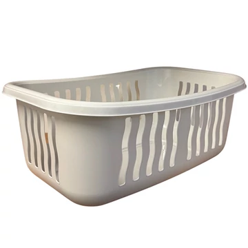 Ruháskosár 56x38x21cm világos szürke  80114