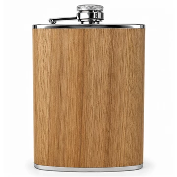 Flaska rozsdamentes/műbőr 236ml  883786