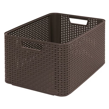 Rattan kosár 30L barna  CU686