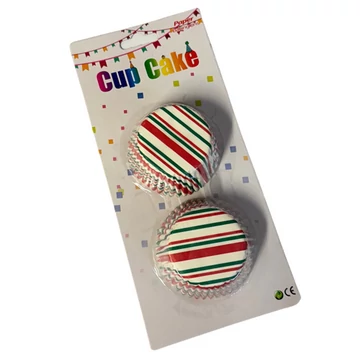 Muffin papír 48db-os 11cm csíkos  minta  CZ0635