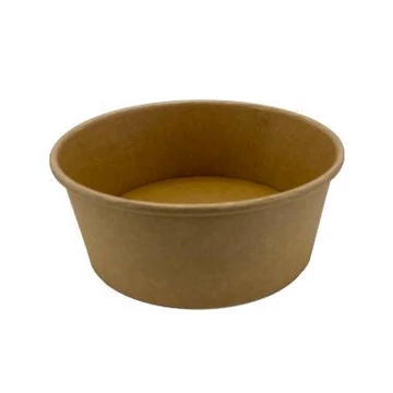 Kerek tál 800ml kraft barna 150mm  50db/cs.  10800210
