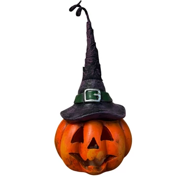 Led halloweeni tök+kalap 19,5cm  QP3362