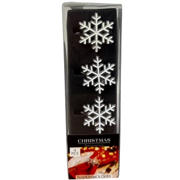 Karácsonyi szalvéta gyűrű 5cm 4db-os  811720