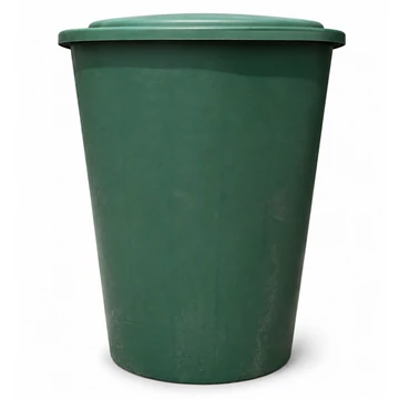 Esővízgyüjtő 310L kerek tetővel+csappal