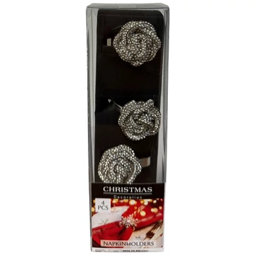 Karácsonyi szalvétagyűrű 4db-os  939600