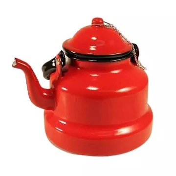 Teáskanna zománc piros 1,5L-es    BR23
