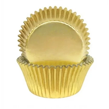 Muffin papír 50db-os arany  CZ0007