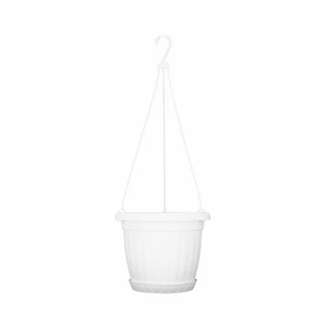Függesztős kaspó 26cm fehér