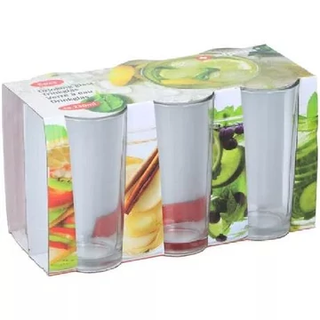 Pohár 230ml 6db-os üveg aplina  205330