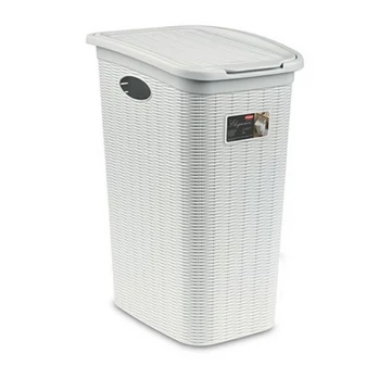 Elegance 50L-es szennyestartó  fehér    51772