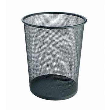 Kerek drót szemetes L méret fekete  FT-430C-N