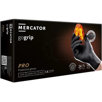 Gogrip fekete kesztyű L-es 50db-os  MC26