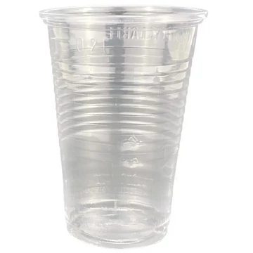 Pohár 2dl víztiszta 100db/cs  sup logóval  10300098