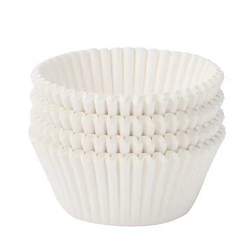 Muffinpapír közepes fehér 200db-os