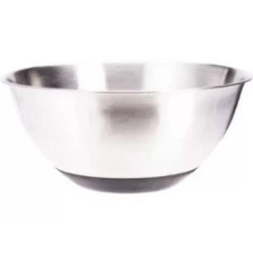 Keverőtál króm szilikon aljjal  1900ml  21,5x10cm   610363