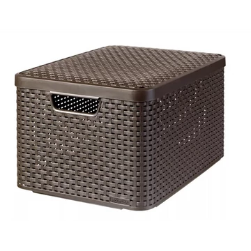 Rattan kosár+tető 30L CU753