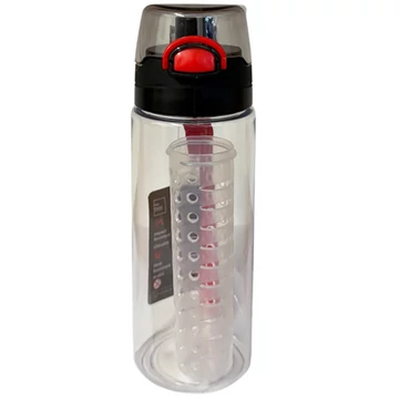 Detox kulacs 500ml piros+fekete mix  88002