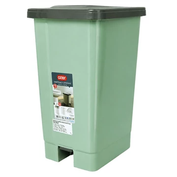 Pedálos szemetes 15L zöld  OZ23