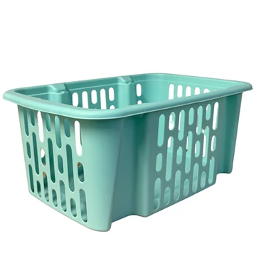 Kosár kicsi 29,5x19,5x12,5cm zöldeskék  80120