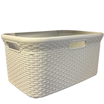 Rattan kosár 45L bézs CU661