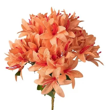 Selyemvirág csokor, 5 ágú, 29cm magas - Bézs   LD012-01