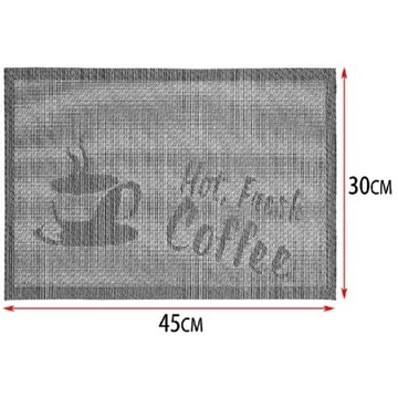 Tányéralátét  45x30cm PVC  CN82374