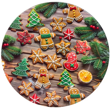 Karácsonyi tányér 33cm  101640