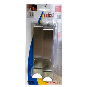 Fogas ajtóra nagy 2db-os inox  88810