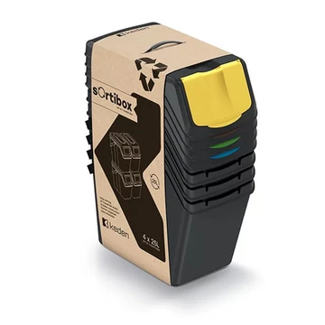 Sortibox set 4x25L fekete   ISWB25S4-S411