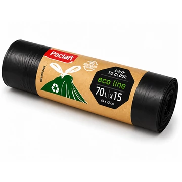 Paclan ecoline szemeteszsák 70L 15db-os